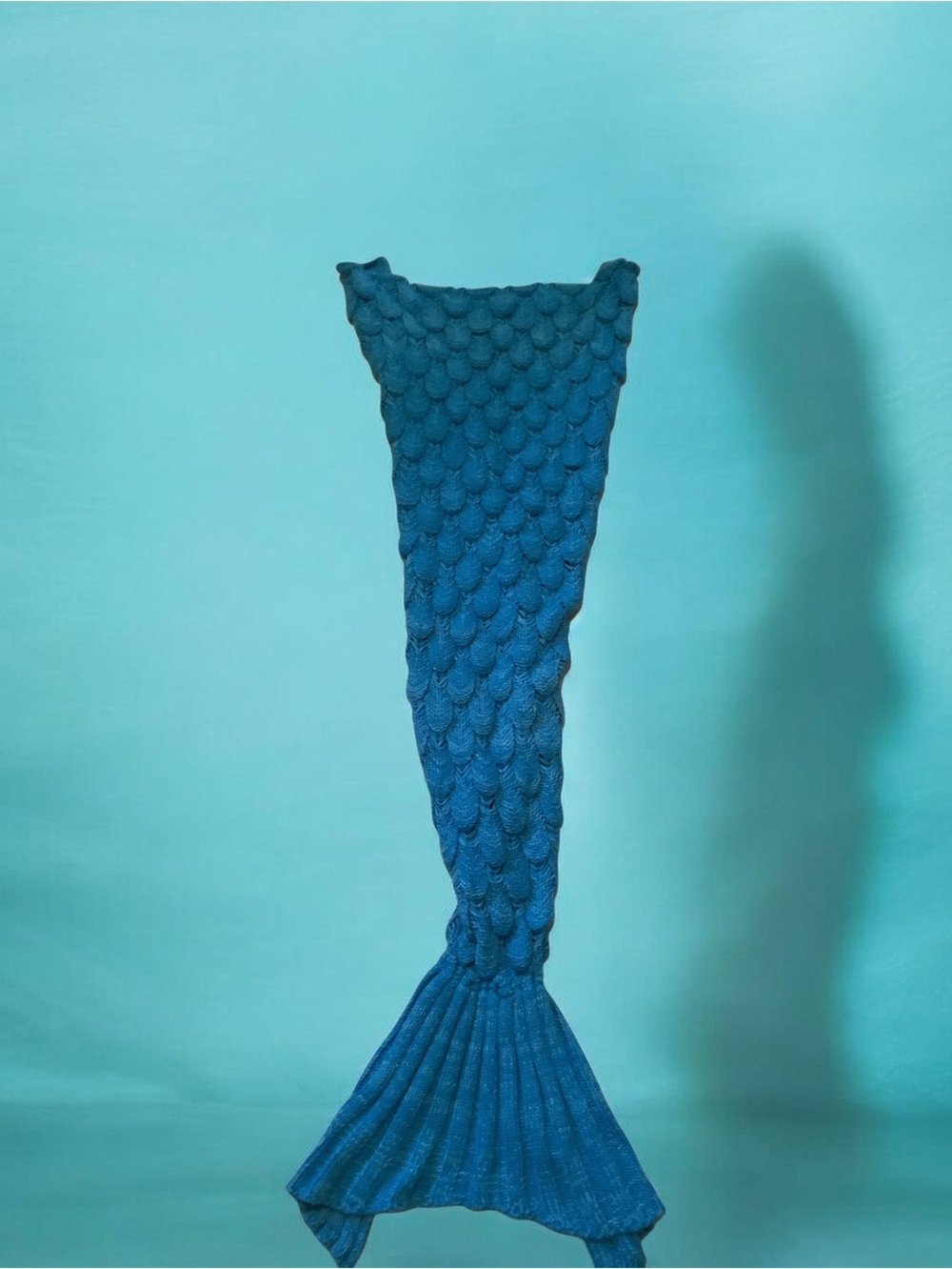 Blue Mermaid Fish Tail Blanket